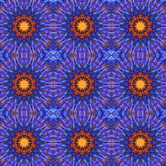 Purple Spikey Kaleidoscope Digital Image Download