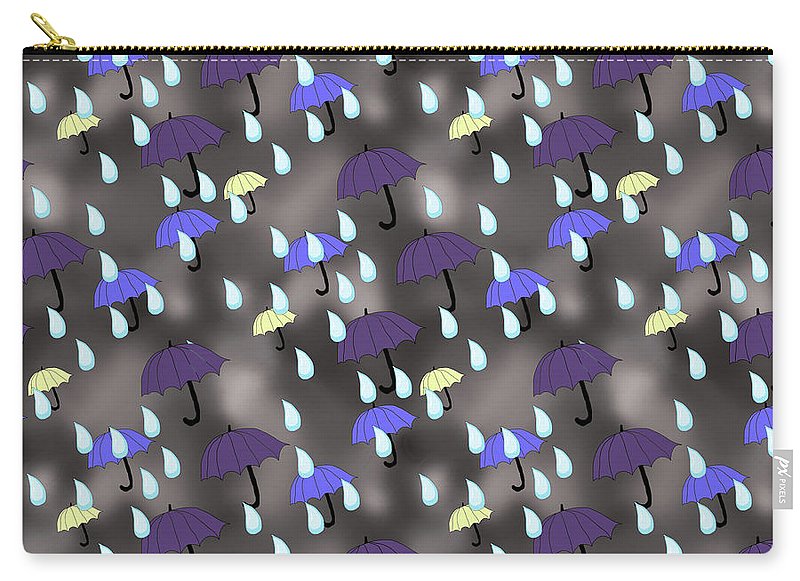 Rain and Umbrellas - Carry-All Pouch