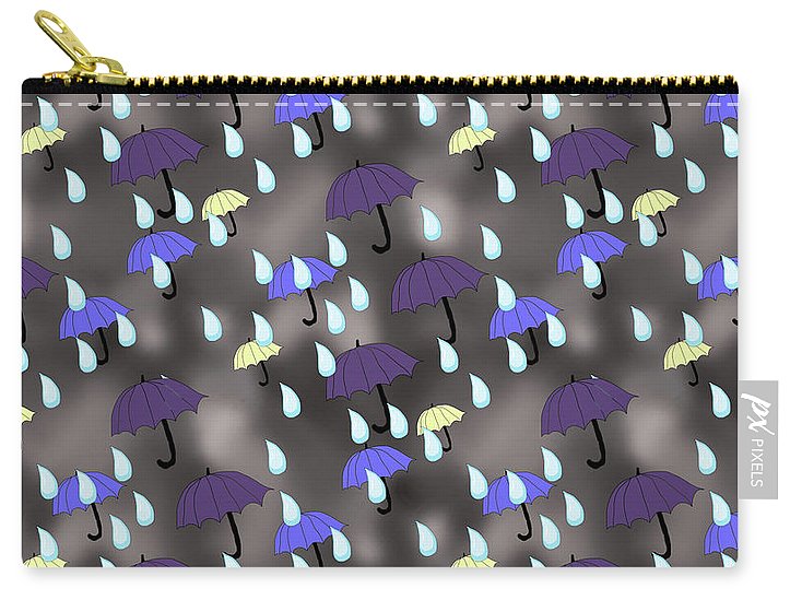 Rain and Umbrellas - Carry-All Pouch