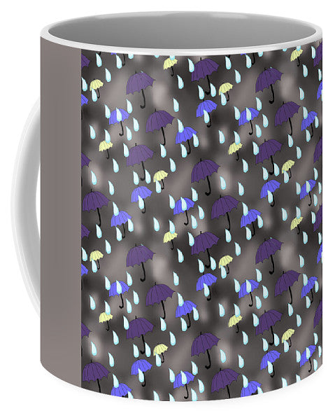 Rain and Umbrellas - Mug