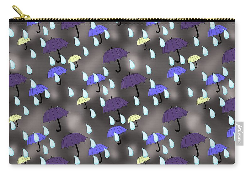 Rain and Umbrellas - Carry-All Pouch