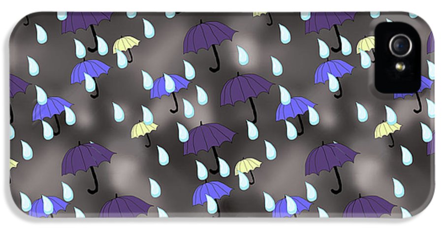 Rain and Umbrellas - Phone Case