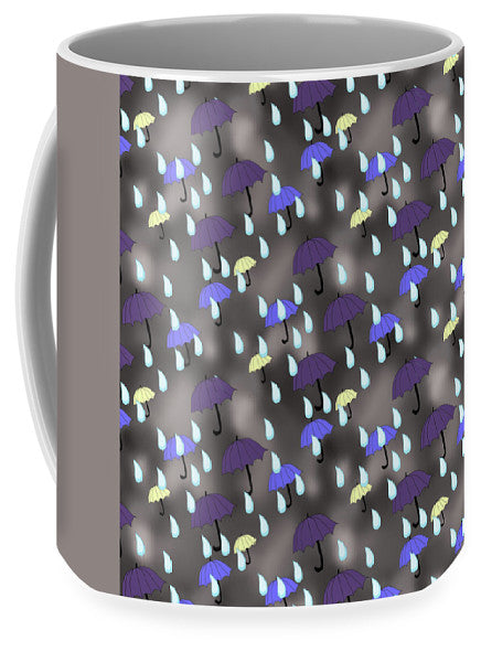 Rain and Umbrellas - Mug