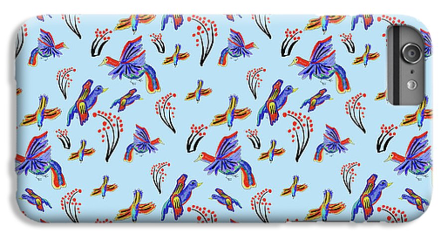 Rainbow Birds Pattern - Phone Case