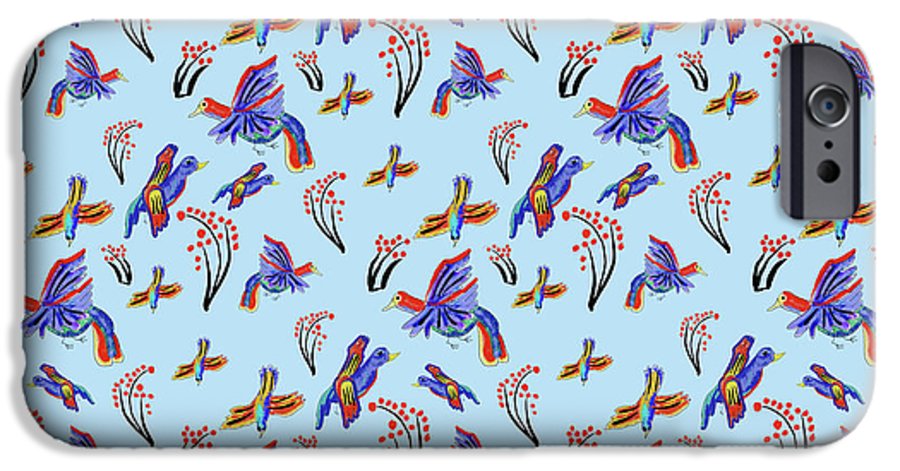 Rainbow Birds Pattern - Phone Case