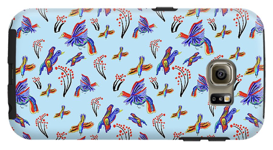 Rainbow Birds Pattern - Phone Case