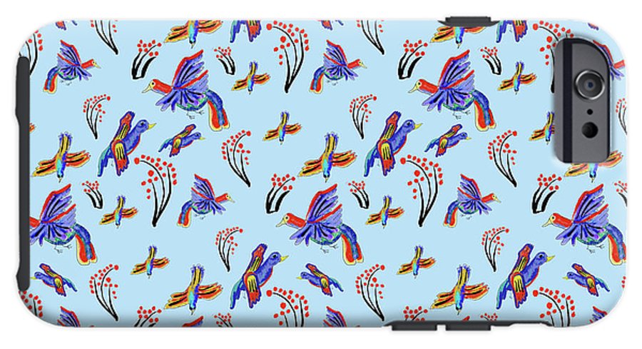 Rainbow Birds Pattern - Phone Case