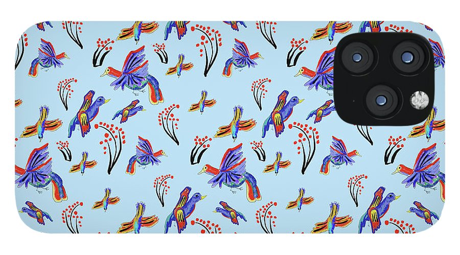 Rainbow Birds Pattern - Phone Case