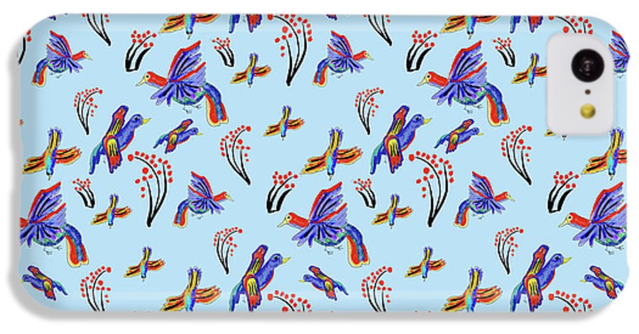 Rainbow Birds Pattern - Phone Case