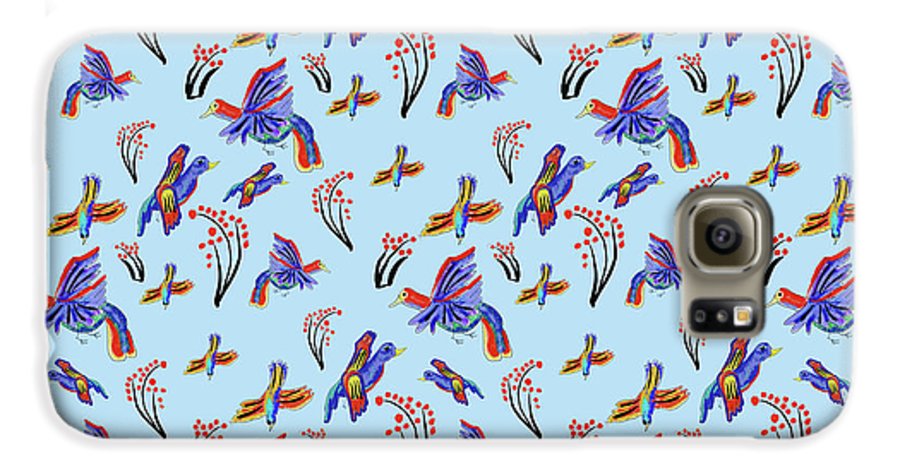 Rainbow Birds Pattern - Phone Case