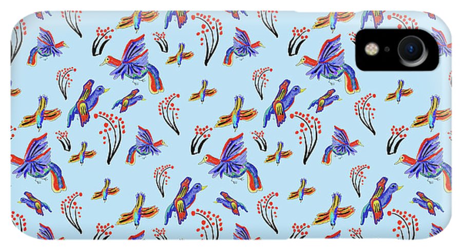 Rainbow Birds Pattern - Phone Case