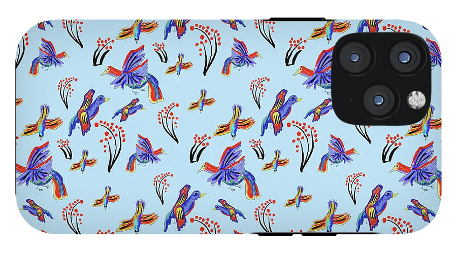 Rainbow Birds Pattern - Phone Case