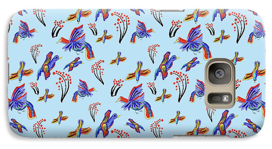 Rainbow Birds Pattern - Phone Case