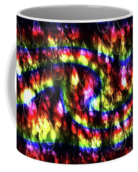 Rainbow Bokeh Raindrops - Mug