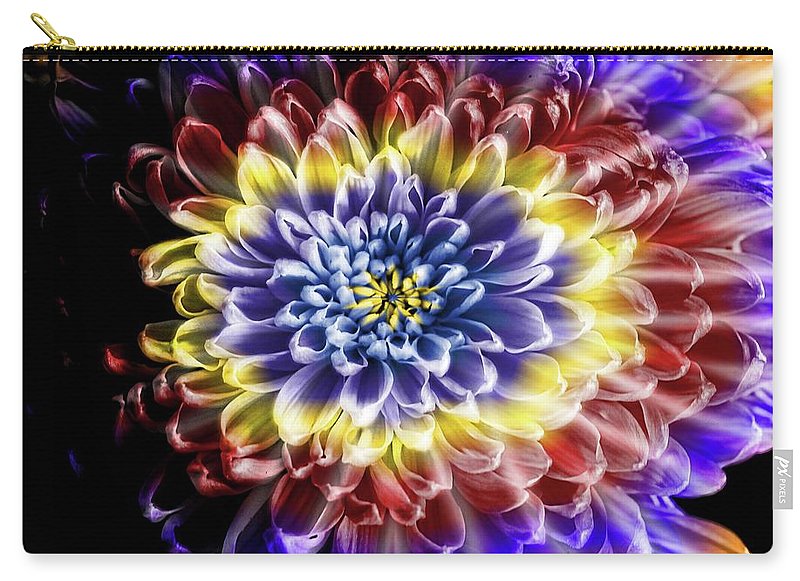 Rainbow Chrysanthemum - Carry-All Pouch