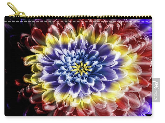 Rainbow Chrysanthemum - Carry-All Pouch