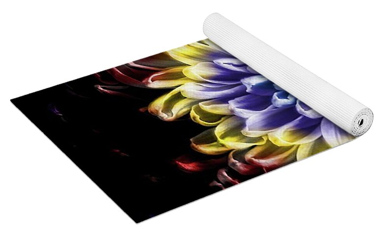 Rainbow Chrysanthemum - Yoga Mat