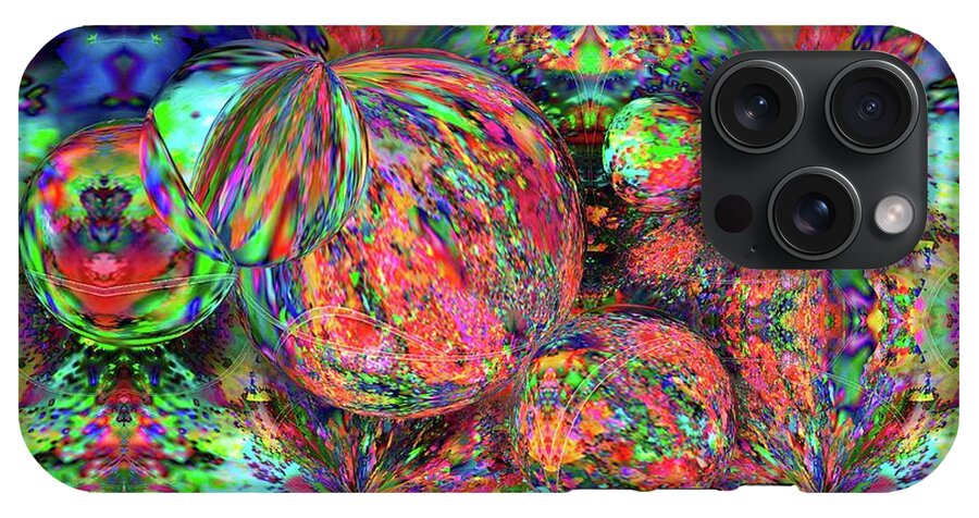 Rainbow Fractal Bubbles - Phone Case