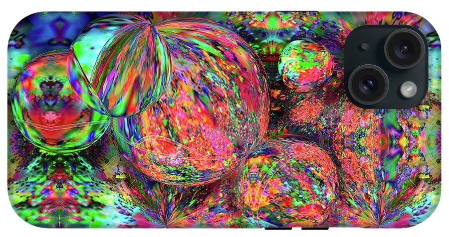 Rainbow Fractal Bubbles - Phone Case