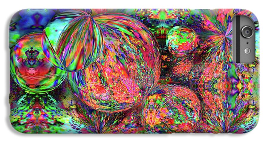 Rainbow Fractal Bubbles - Phone Case