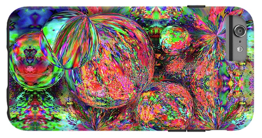 Rainbow Fractal Bubbles - Phone Case