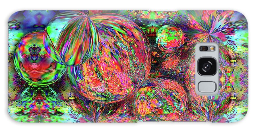 Rainbow Fractal Bubbles - Phone Case