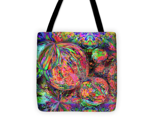 Rainbow Fractal Bubbles - Tote Bag