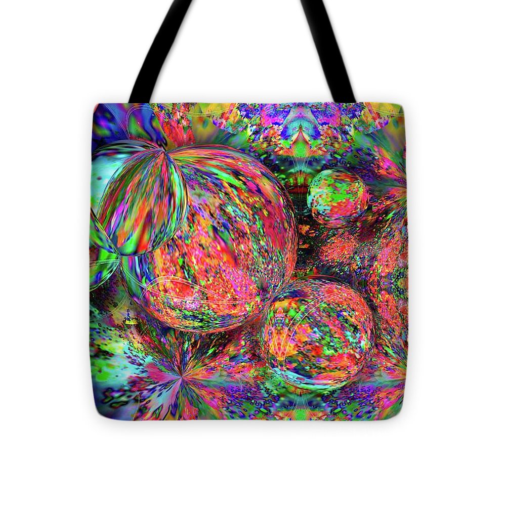 Rainbow Fractal Bubbles - Tote Bag