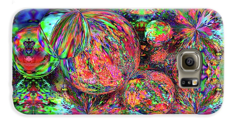 Rainbow Fractal Bubbles - Phone Case