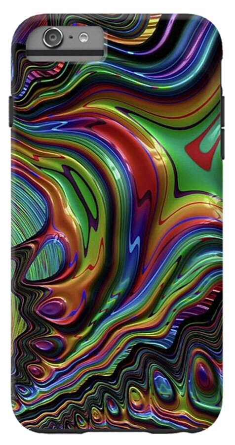 Rainbow Liquid Fractal - Phone Case
