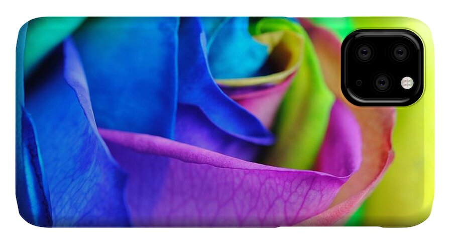 Rainbow Rose 13 - Phone Case