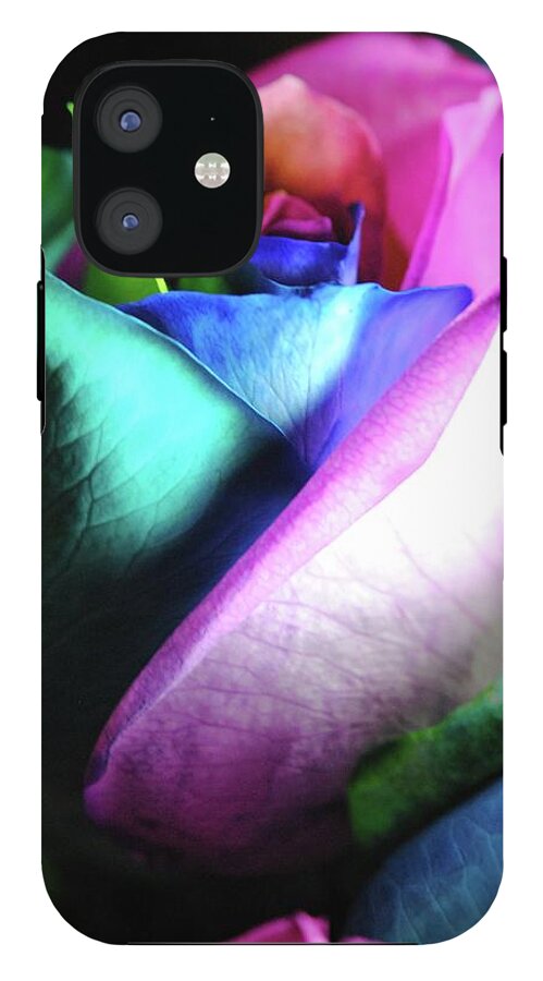 Rainbow Rose 14 - Phone Case
