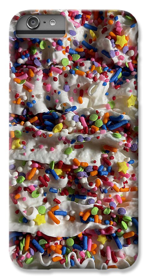 Rainbow Sprinkles On Whipped Cream - Phone Case