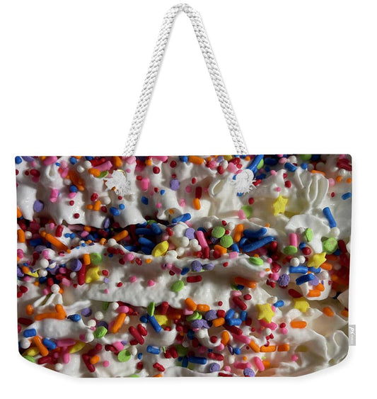 Rainbow Sprinkles On Whipped Cream - Weekender Tote Bag
