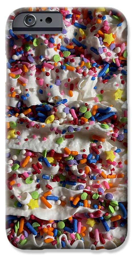 Rainbow Sprinkles On Whipped Cream - Phone Case