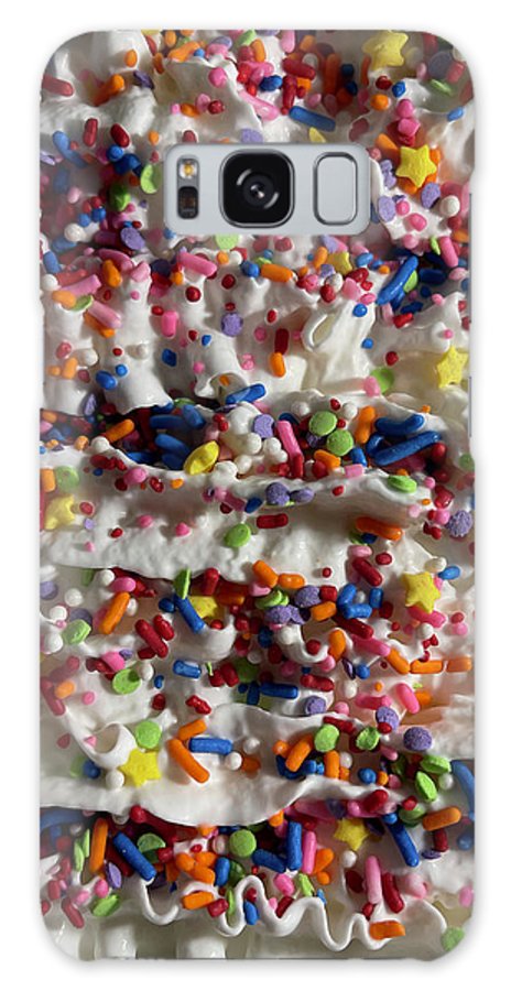 Rainbow Sprinkles On Whipped Cream - Phone Case