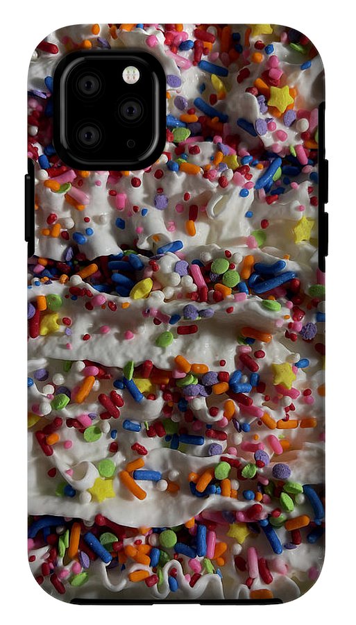 Rainbow Sprinkles On Whipped Cream - Phone Case