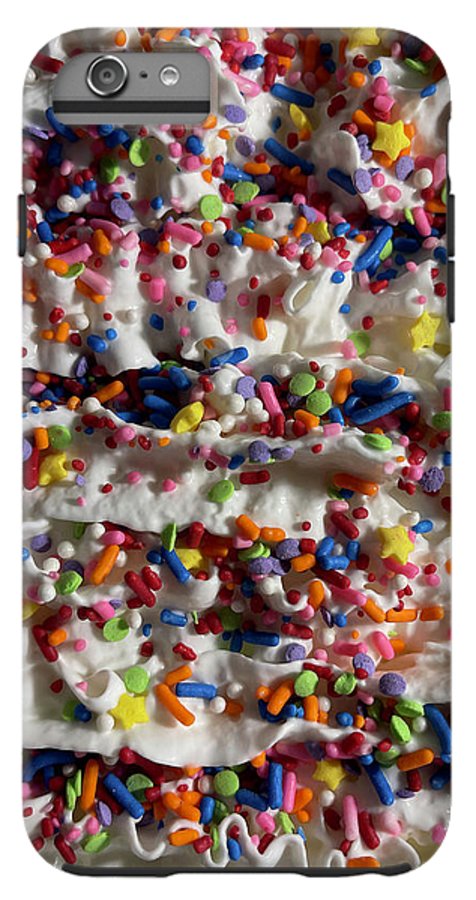 Rainbow Sprinkles On Whipped Cream - Phone Case