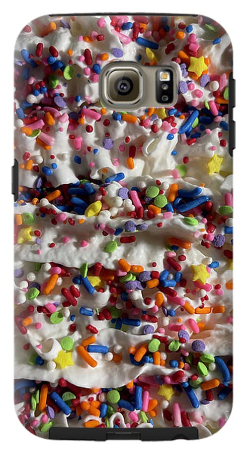 Rainbow Sprinkles On Whipped Cream - Phone Case