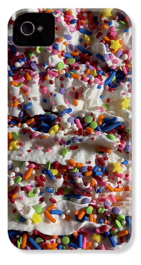 Rainbow Sprinkles On Whipped Cream - Phone Case