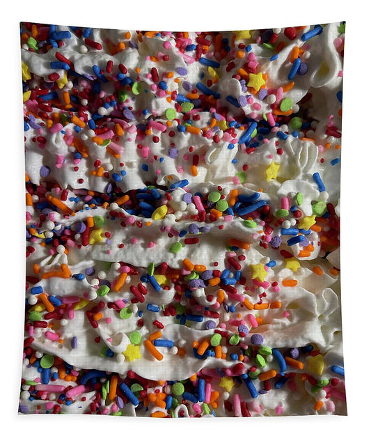 Rainbow Sprinkles On Whipped Cream - Tapestry