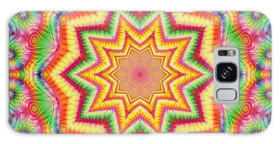 Rainbow Star Fractal Kaleidoscope - Phone Case