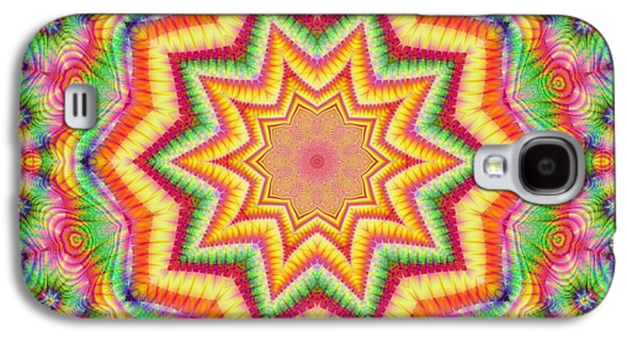 Rainbow Star Fractal Kaleidoscope - Phone Case