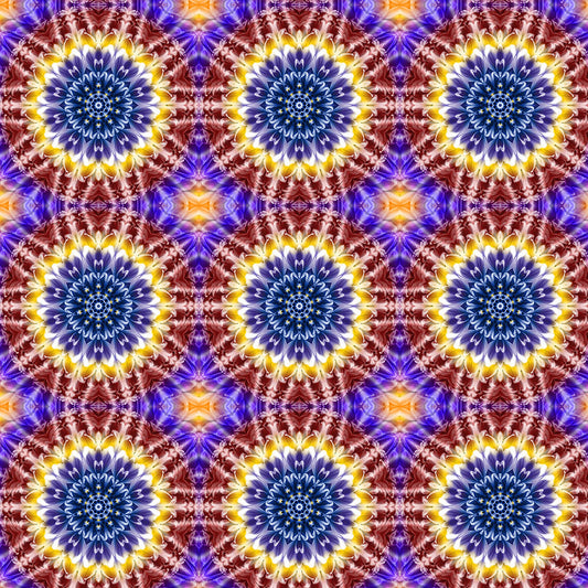 Rainbow Flower Kaleidoscope Digital Image Download