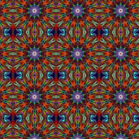 Rainbow Kaleidoscope Digital Image Download