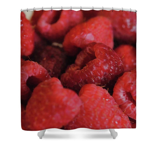 Raspberries - Shower Curtain