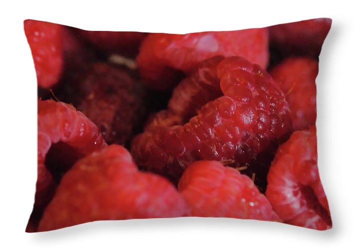 Raspberries - Throw Pillow