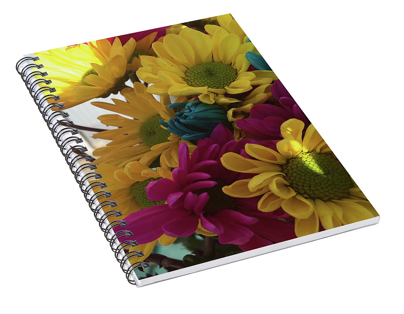 Raw Flowers 2 - Spiral Notebook