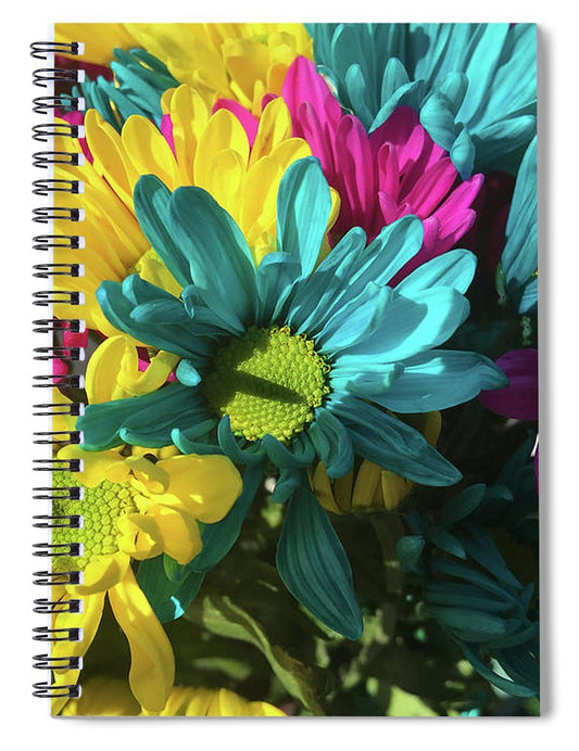 Raw Flowers 4 - Spiral Notebook