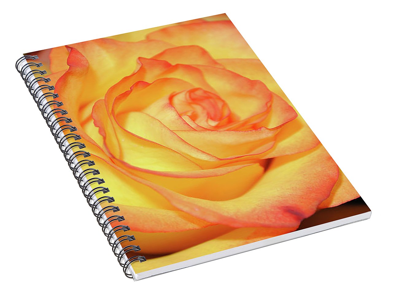 Raw Flowers 5 - Spiral Notebook